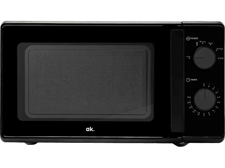 ok. OMW 1722 B Mikrowelle Solo 17l Schwarz (700 Watt, , 17 l, Schwarz)