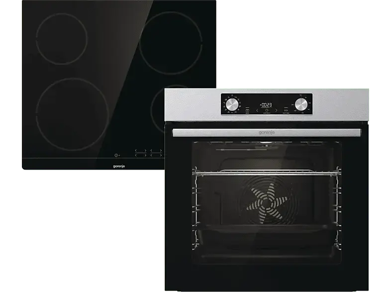 Gorenje Jump Set, Backofen mit autarkem Kochfeld (Strahlungsheizung, A, 77 l)