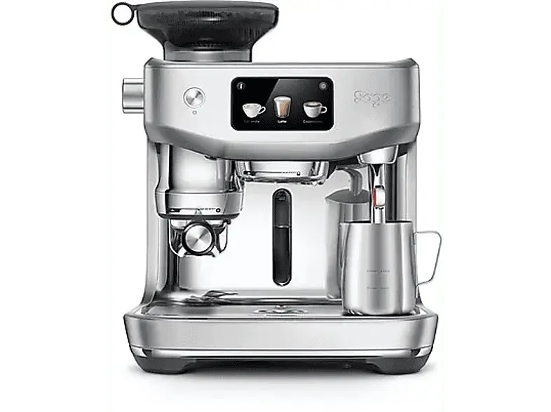Sage SES985BSS4EEU1 the Oracle Jet Siebträgermaschine (Brushed Stainless Steel, Kegelmahlwerk, 1600 Watt, 9 bar)