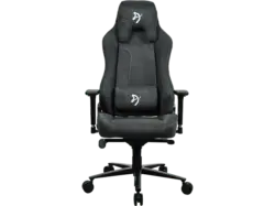 Arozzi Vernazza Soft Fabric, 3D-Armlehnen, Bis 145kg, Dunkelgrau Gaming Sessel,