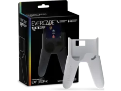 Blaze Evercade Tate Grip - White; Controllerförmige Halterung