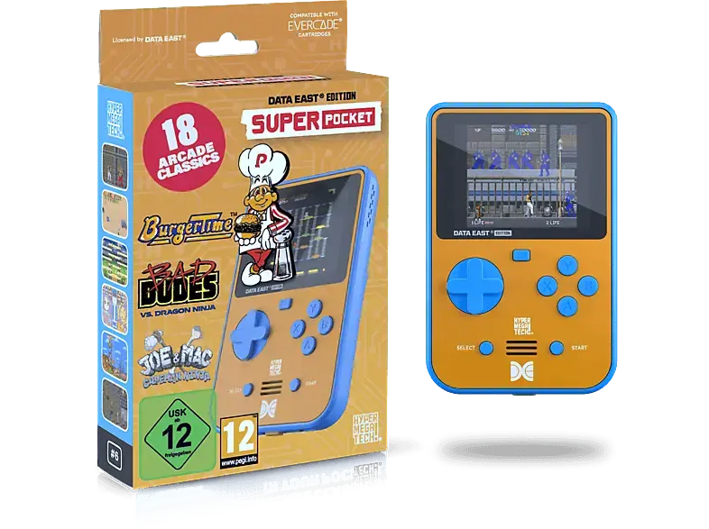 PLAION Blaze Evercade Data East Super Pocket (DE,EN,FR,IT,ES); Blaze Entertainment----Handheld