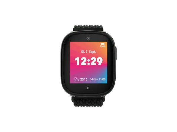 Xplora X6 Play, Smartwatch f&uuml;r Kinder, Schwarz