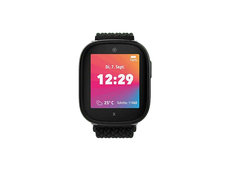 Xplora X6 Play, Smartwatch für Kinder, Schwarz