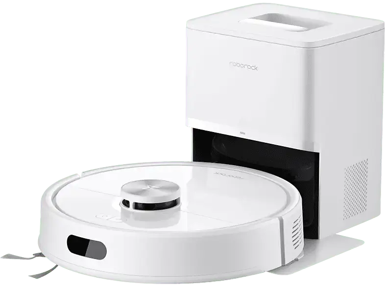 Roborock Q7 FT+ Saug- und Wischroboter mit Absaugstation (Weiß, Laufzeit: 150 min, 65 dB(A))