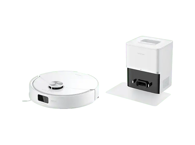 Roborock Q10 VF+ White Saug- & Wischroboter mit Absaugstation (Weiß, Laufzeit: 240 min)