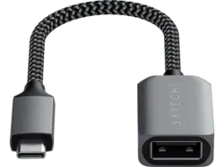 SATECHI USB-C zu USB 3.0 Adapterkabel, Grau/Schwarz
