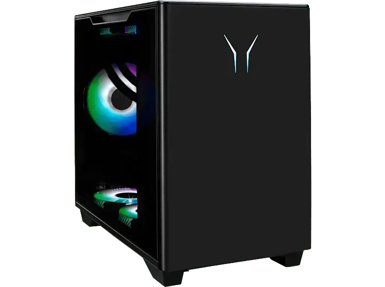 EraZER Bandit P20 (MD 35460) Gaming PC, Intel® Core™ Ultra 7 Prozessor 265F (30 MB Cache, bis zu 5.30 GHz), 32 GB RAM, 1000 SSD, GeForce RTX™ 5060 Ti, Windows 11 Home, Schwarz
