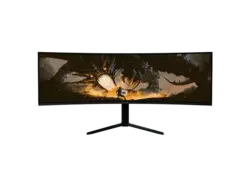 AROZZI NOVA 49 Zoll Curved Gaming Monitor, DQHD, 1 ms Reaktionszeit, 350 cd/m², 165 Hz, Black