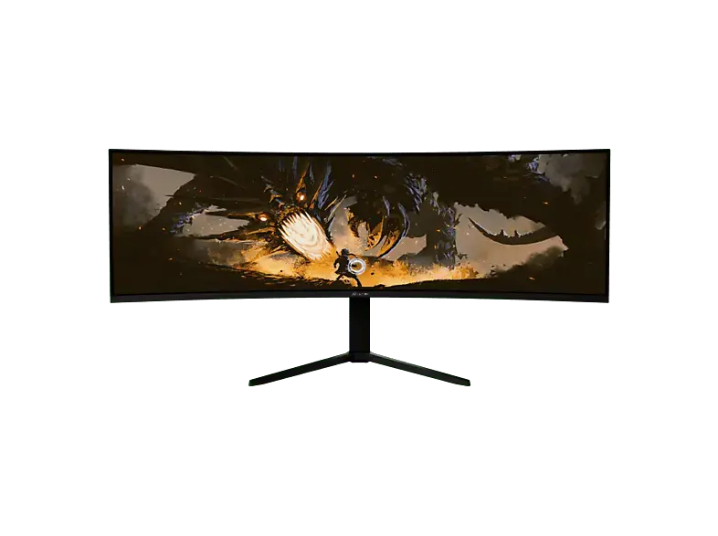 AROZZI NOVA 49 Zoll Curved Gaming Monitor, DQHD, 1 ms Reaktionszeit, 350 cd/m², 165 Hz, Black