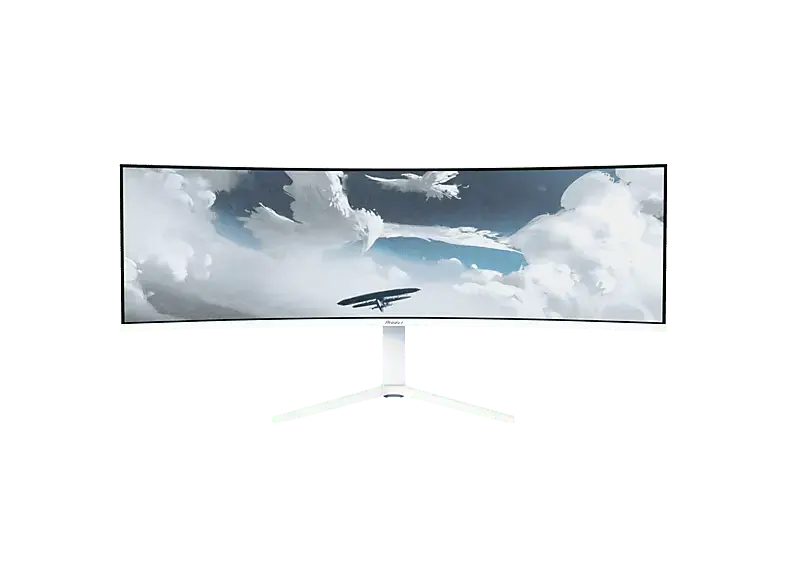 AROZZI NOVA 49 Zoll Curved Gaming Monitor, DQHD, 1 ms Reaktionszeit, 350 cd/m², 165 Hz, White