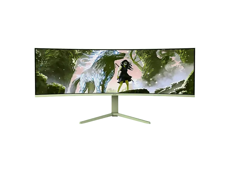 AROZZI NOVA 49 Zoll Curved Gaming Monitor, DQHD, 1 ms Reaktionszeit, 350 cd/m², 165 Hz, Forest Green