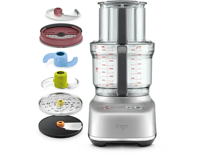 Sage SFP638BSS2FEU1 the Paradice™ 9 Food Processor Silber (650 Watt)