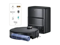 movA Z60 Ultra Roller Complete Saug- und Wischroboter (Schwarz, Laufzeit: bis zu 150min.)