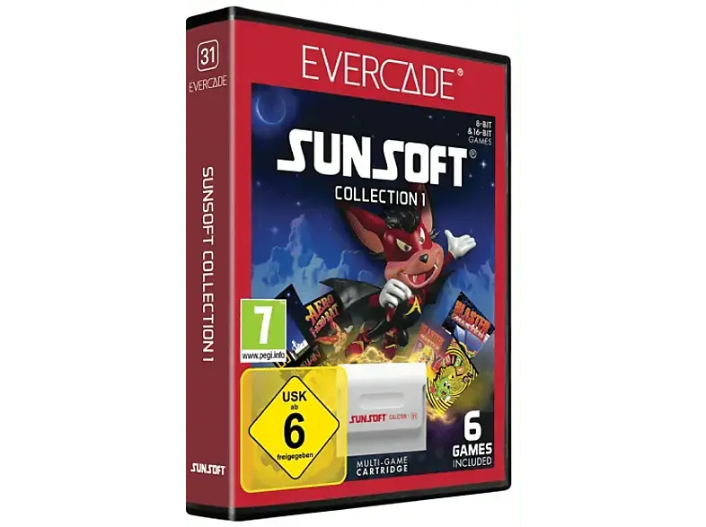 Blaze Evercade Sunsoft Collection 1 Cartridge