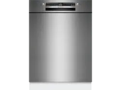 Bosch SMU4HTS00E Serie 4 Geschirrspüler (unterbaufähig, Besteckkorb, 598 mm breit, 46 dB(A), D, Edelstahl)