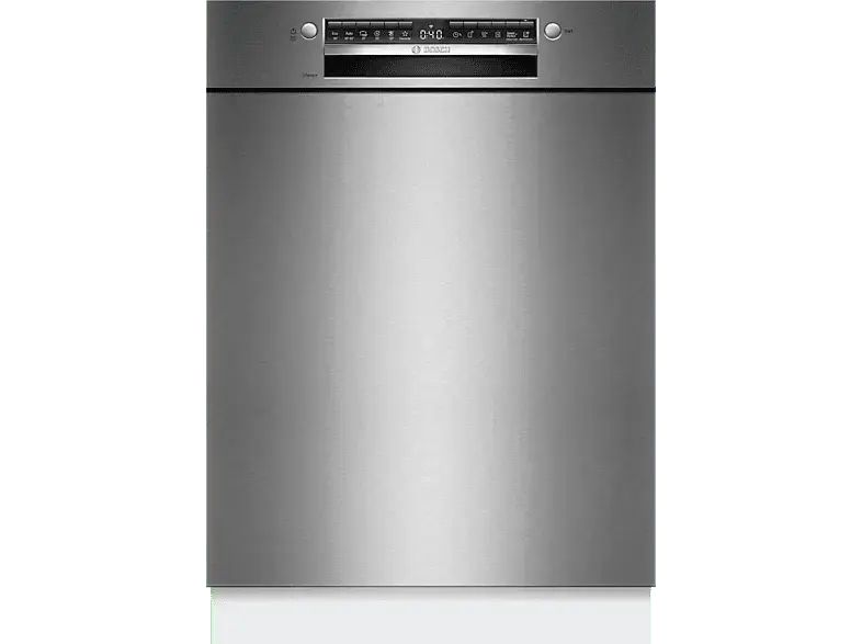 Bosch SMU4HTS00E Serie 4 Geschirrspüler (unterbaufähig, Besteckkorb, 598 mm breit, 46 dB(A), D, Edelstahl)