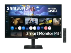 Samsung M50F 27 Zoll Monitor, Full-HD, 5 ms Reaktionszeit, 250 cd/m², 60 Hz, Schwarz