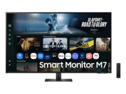 Samsung S43FM700UU M70F 43 Zoll Smart Monitor, UHD 4K, 4 ms Reaktionszeit, 300 cd/m², 60 Hz, Schwarz