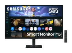 Samsung M50F 32 Zoll Smart Monitor, Full-HD, 4 ms Reaktionszeit, 250 cd/m², 60 Hz, Schwarz
