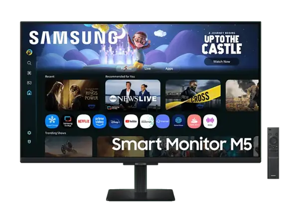 SAMSUNG M50F 32 Zoll Smart Monitor, Full-HD, 4 ms Reaktionszeit, 250 cd/m&sup2;, 60 Hz, Schwarz