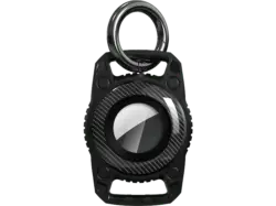 ISY IAT-5100-BK AirTag Collar Waterproof für Tierhalsbänder, Schwarz, Hülle; AirTag Hülle