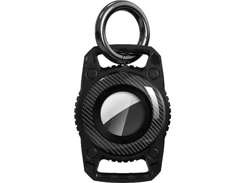 ISY IAT-5100-BK AirTag Collar Waterproof für Tierhalsbänder, Schwarz, Hülle; AirTag Hülle