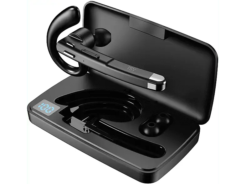 ISY IBO-3000 mit Ladecase, In-ear Headset, Bluetooth, Schwarz
