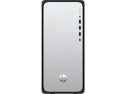 HP OmniDesk Desktop M02-0906ng PC, Intel® Core™ i3 Prozessor 14100, 8 GB RAM SSD, UHD Graphics, Windows 11 Home, Meteor Silver/Jack Black; Desktop PC