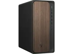 HP OmniDesk Desktop AI M03-0912ng PC PC, Intel® Core™ Ultra 7 Prozessor 265, 32 GB RAM SSD, Windows 11 Home, Dark Wood, Jack Black Gehäuse; Desktop PC