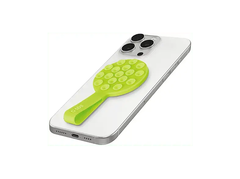 SBS TESUPPMAGStickYG MagSafe Sticky kompatible Halterung für iPhone, Grün; iPhone Halterung