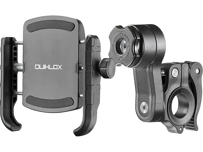 Interphone Quiklox Set CRAB Halterung für Lenkerstange, Schwarz Lenkerstangenhalterung