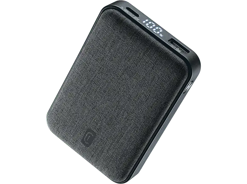 Cellular Line PBGLAM10000PDK Power Bank Glam, 10000 mAh, Delivery, Schwarz; Powerbank