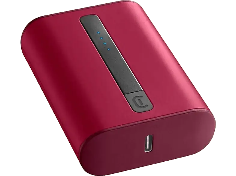 Cellular Line Powerbank Thunder 10000 mAh, rot
