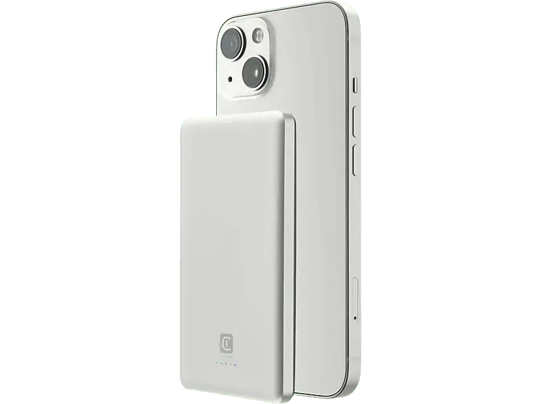 Cellular Line Powerbank MAG Lite 20W 5.000mAh für Apple MagSafe, Weiß