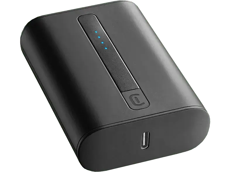 Cellular Line Powerbank Thunder 10000 mAh, schwarz
