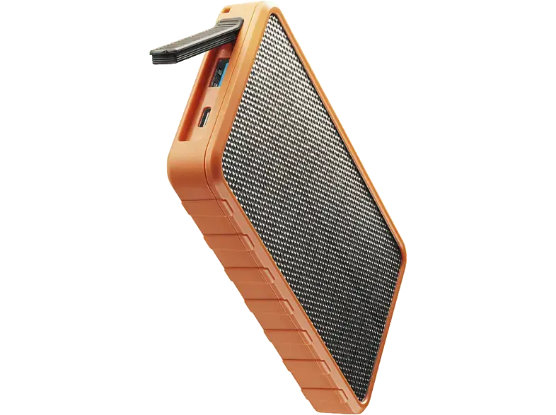 Cellular Line PBsolar10000O Powerbank Tierra, 10000mAh, Solarpanel, Orange