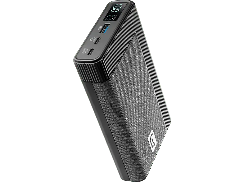 Cellular Line PBROCKETIT20000K Powerbank Rocket, 20000mAh, 65 Watt, Grau