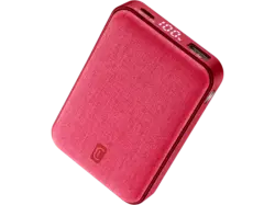 Cellular Line PBGLAM10000PDR Power Bank Glam, 10000 mAh, Delivery, Rot; Powerbank