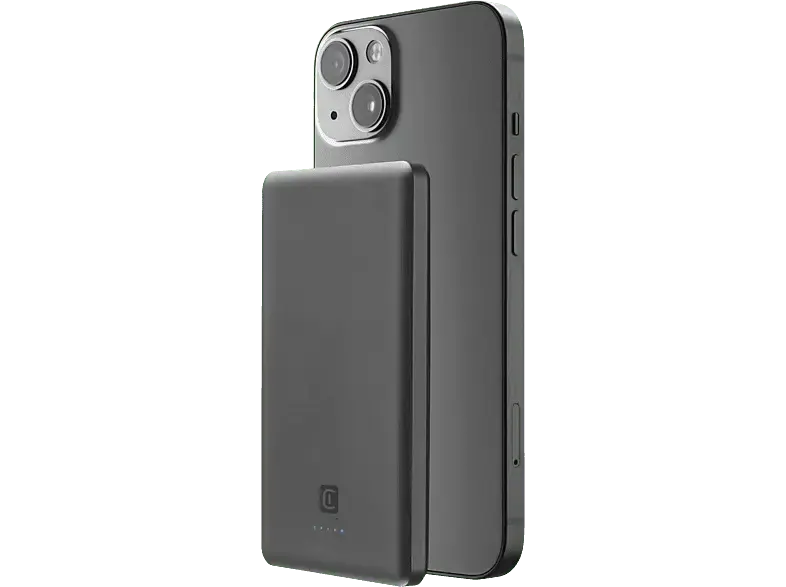 Cellular Line Powerbank MAG Lite 20W 5.000mAh für Apple MagSafe, Grau