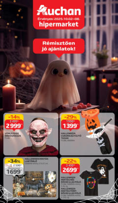 Auchan - Auchan újság érvényessége 10.08.-ig - amely érvényes a következő dátumtól: 03.10.2025
