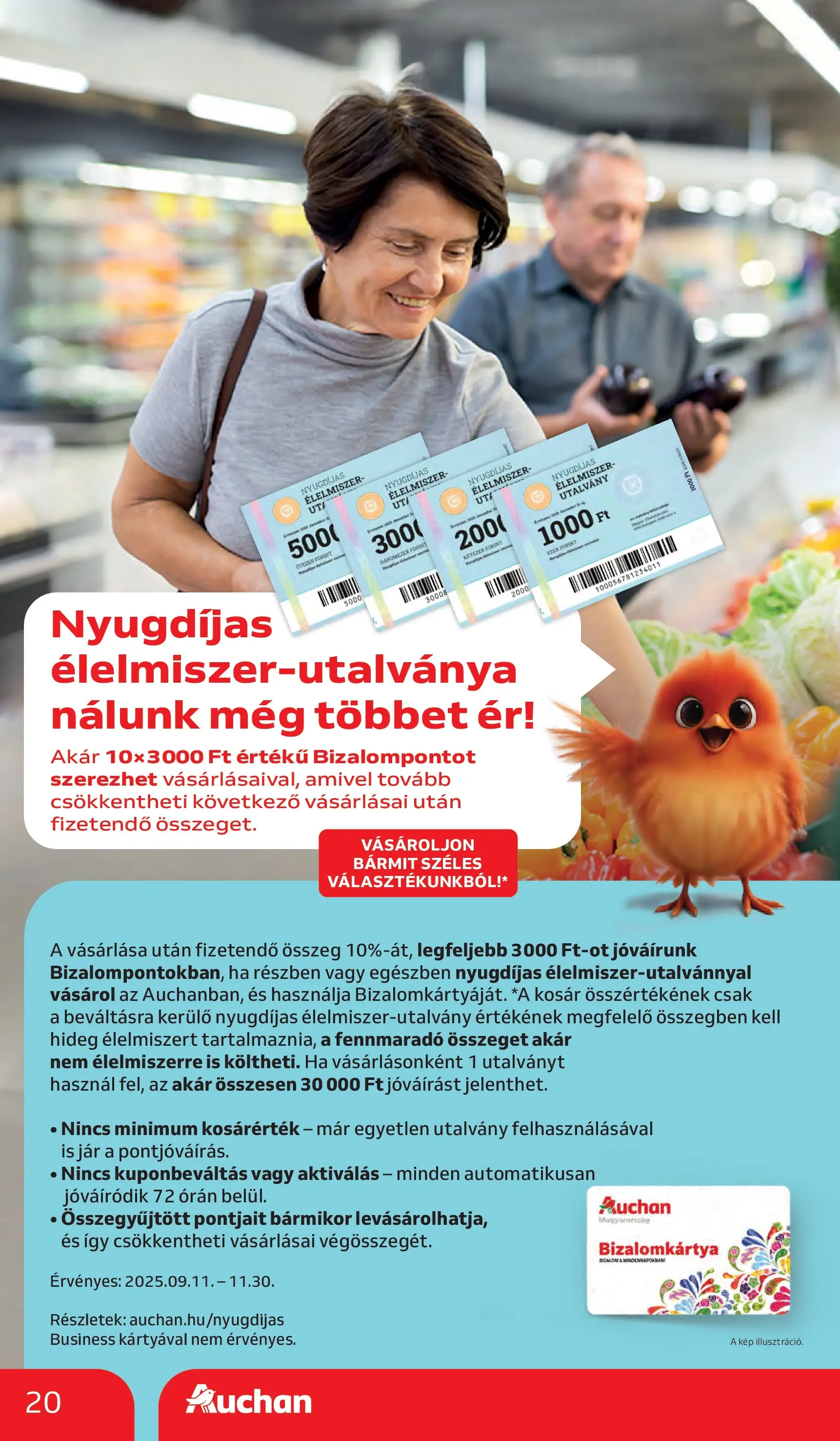 Auchan Akciós újság Szeged - 2025.10.02. -tól/töl > akció, lapozható szórólap 🛍️ | Oldal: 20 | Termékek: Kosár