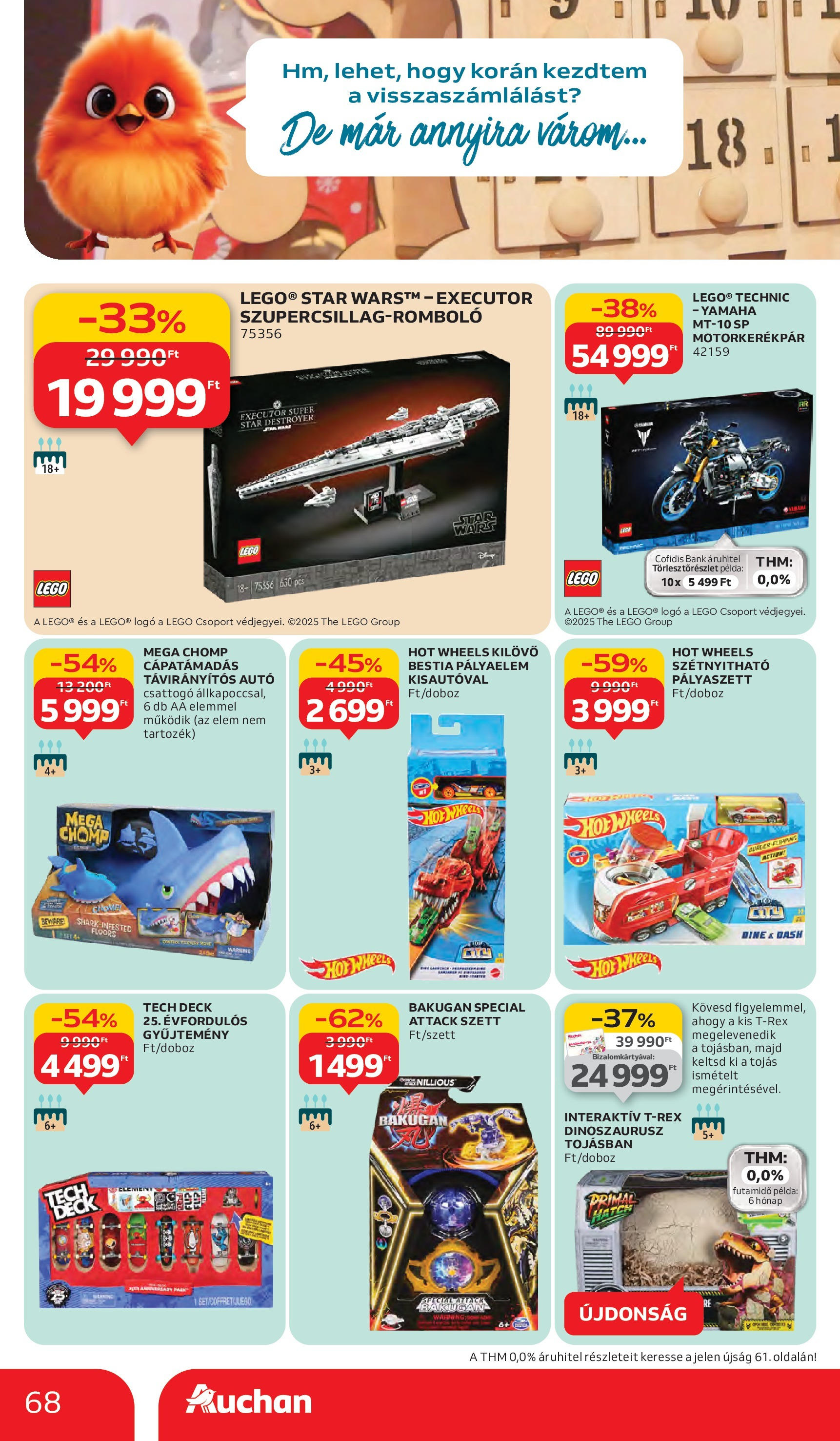 Auchan - Auchan újság érvényessége 10.08.-ig - 2025.10.03. -tól/töl > akció, lapozható szórólap 🛍️ | Oldal: 68 | Termékek: Tojás
