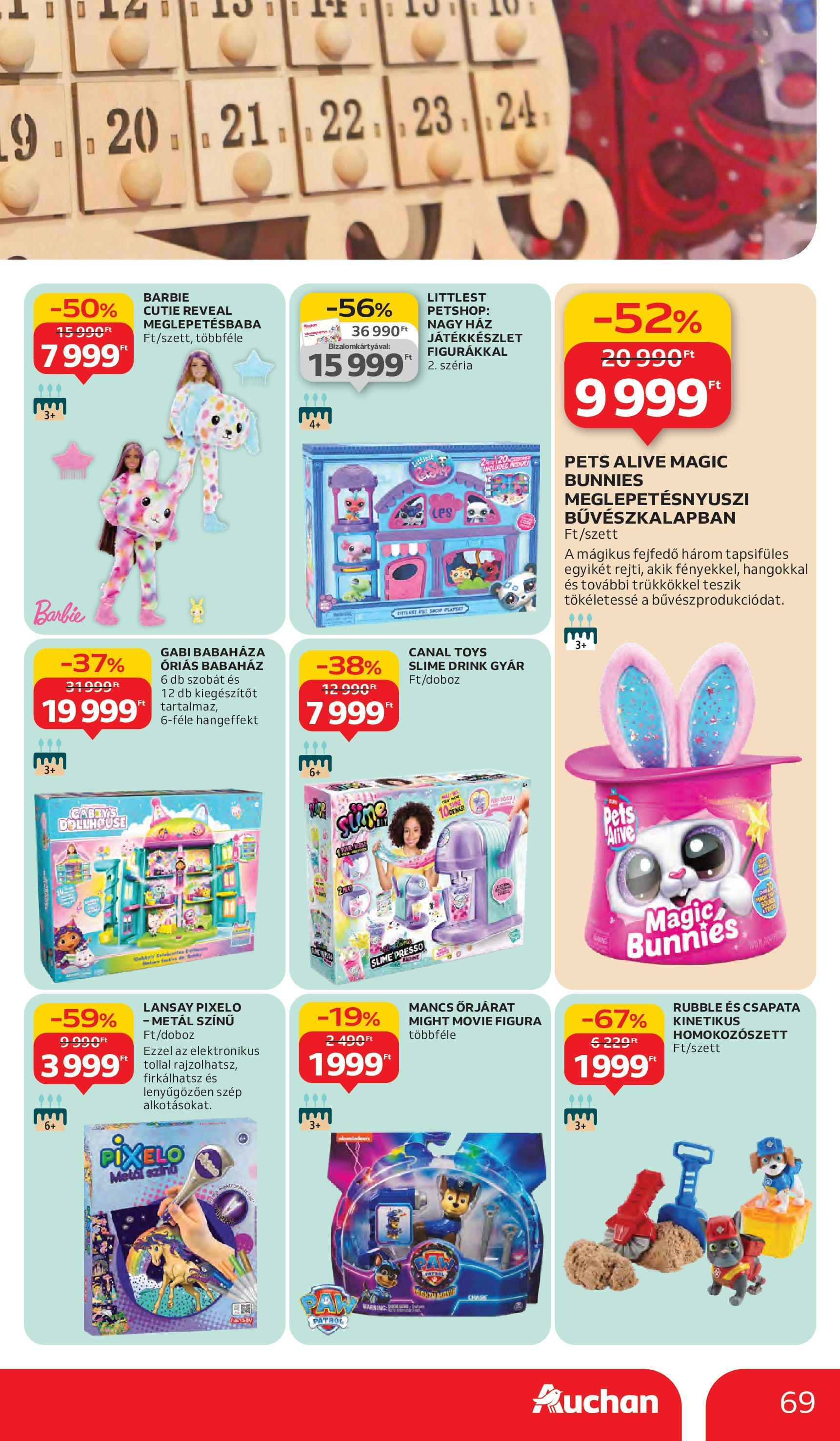 Auchan - Auchan újság érvényessége 10.08.-ig - 2025.10.03. -tól/töl > akció, lapozható szórólap 🛍️ | Oldal: 69