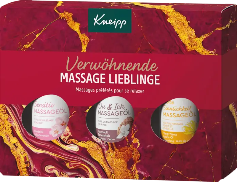 Kneipp Geschenkset Verwöhnende Massage Lieblinge 3tlg
