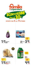 Famila Superstore Scontatissimi fino al 30% - al 11.10.2025
