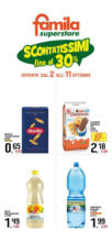 Famila Superstore Scontatissimi fino al 30% - al 11.10.2025