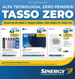 ALTA TECNOLOGIA, ZERO PENSIERI TASSO ZERO