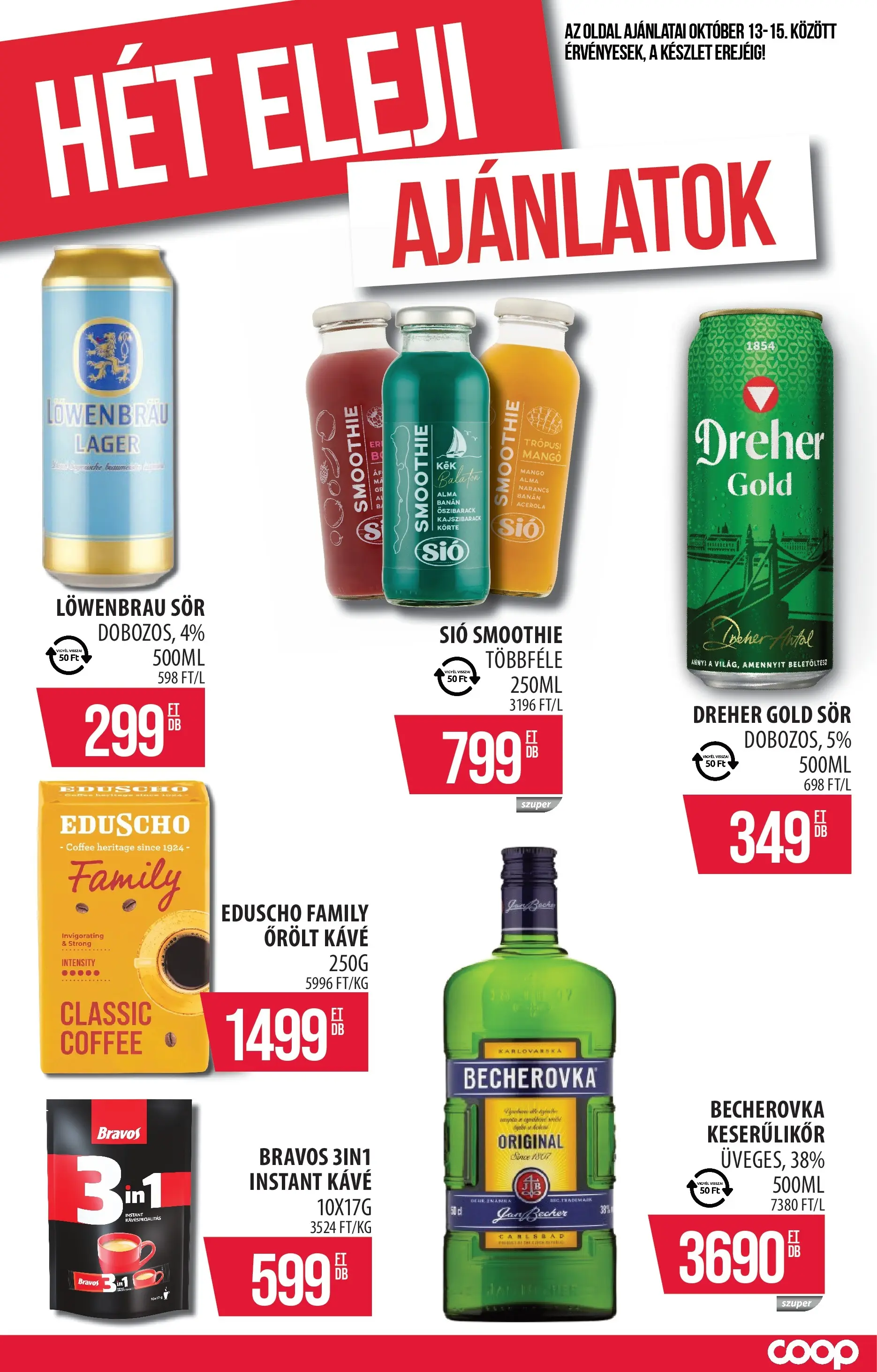 COOP Szolnok Akciós újság - 2025.10.09. -tól/töl > akció, lapozható szórólap 🛍️ | Oldal: 7 | Termékek: Körte, Kávé, Instant kávé, Mangó
