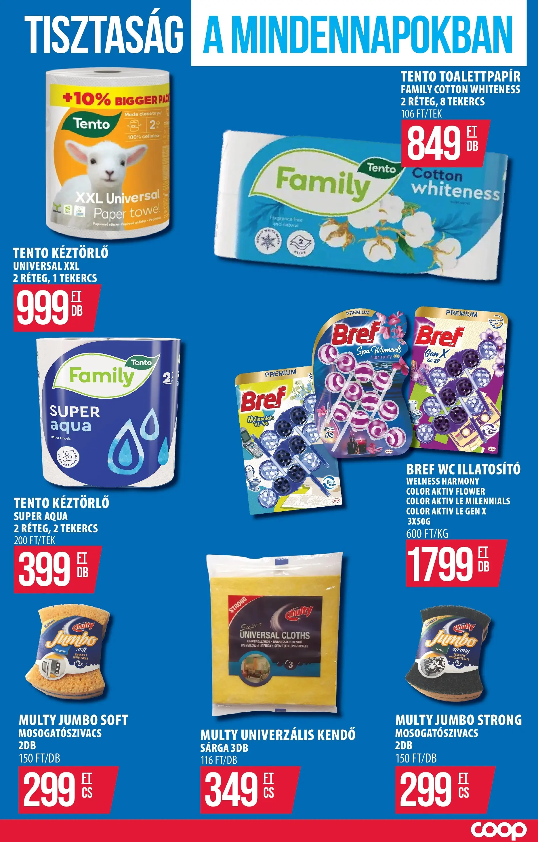 COOP Szolnok Akciós újság - 2025.10.09. -tól/töl > akció, lapozható szórólap 🛍️ | Oldal: 12 | Termékek: Kendő, WC